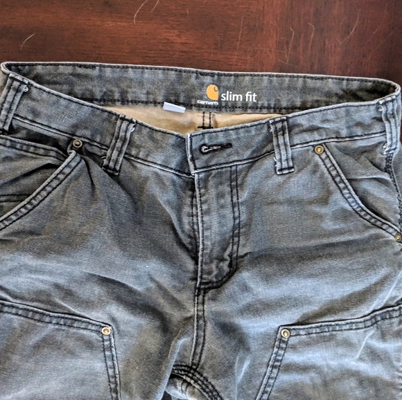 carhartt women's series 1889 slim double front dungaree